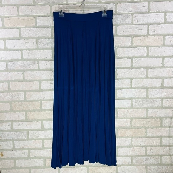 Soft Surroundings Blue Pull on Maxi Skirt Size S - Picture 1 of 7